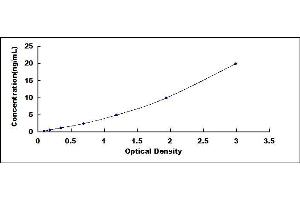 Typical standard curve (FAK ELISA Kit)