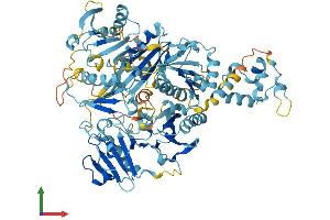 AlphaFold protein structure predicition of Mouse Recombinant Avil Protein, UniprotID O88398 (Advillin Protein (AVIL) (AA 1-819) (His tag))
