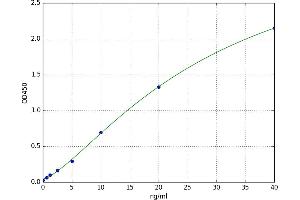 A typical standard curve