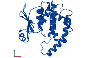 AlphaFold protein structure predicition of Human Recombinant HPGDS Protein, UniprotID O60760