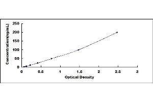 Typical standard curve (COL7 ELISA Kit)