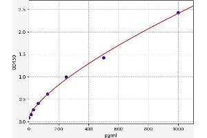 Typical standard curve (Retinoic Acid Receptor gamma ELISA Kit)