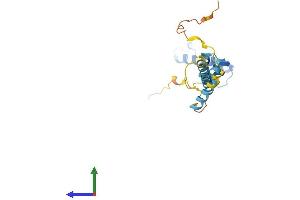 AlphaFold protein structure predicition of Mouse Recombinant Dnajc5b Protein, UniprotID Q9CQ94