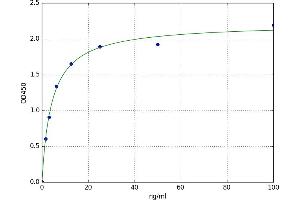 A typical standard curve