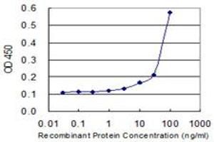 Detection limit for recombinant GST tagged PROSC is 3 ng/ml as a capture antibody. (PROSC antibody  (AA 1-100))