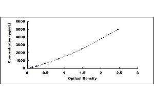 Typical standard curve (CLIC4 ELISA Kit)