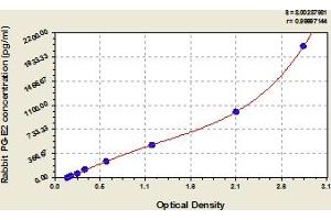 Typical Standard Curve (PGE2 ELISA Kit)