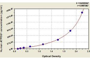 Typical Standard Curve (ATP5G1 ELISA Kit)