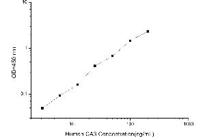 Typical standard curve (CA3 ELISA Kit)