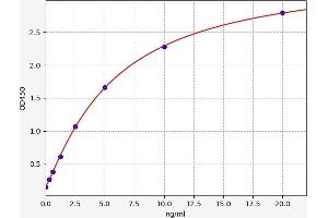 Typical standard curve (Cnpase ELISA Kit)