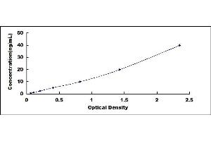 Typical standard curve (CPE ELISA Kit)