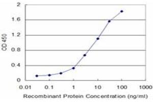 Detection limit for recombinant GST tagged TNF is approximately 0. (TNF alpha antibody  (AA 1-233))