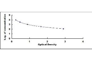 Typical standard curve (MBP ELISA Kit)