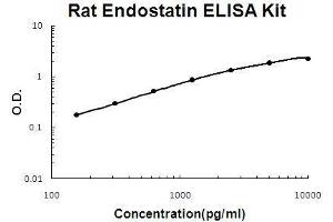 Rat Endostatin PicoKine ELISA Kit standard curve (COL18A1 ELISA Kit)