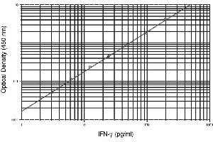 Enzyme Immunoassay (EIA) image for Interferon gamma (IFNG) ELISA Kit (ABIN2690556) (Interferon gamma ELISA Kit)