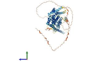 AlphaFold protein structure predicition of Mouse Recombinant Gcfc2 Protein, UniprotID Q8BKT3 (GCFC2 Protein (AA 1-769) (His tag))