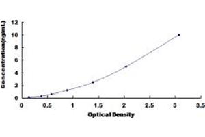 Typical standard curve (NANS ELISA Kit)