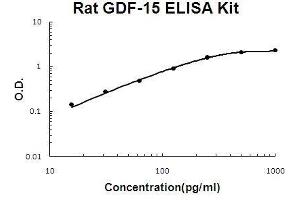 Rat GDF-15 PicoKine ELISA Kit standard curve (GDF15 ELISA Kit)