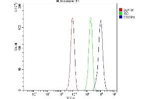 Flow Cytometry analysis of HepG2 cells using anti-Synip/STXBP4 antibody (ABIN7602066). (STXBP4 antibody  (AA 57-481))