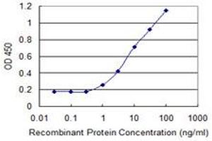 Detection limit for recombinant GST tagged ARID5B is 0. (ARID5B antibody  (AA 1483-1582))