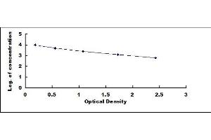 Typical standard curve (SAA ELISA Kit)