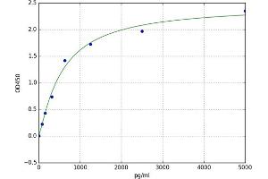 A typical standard curve