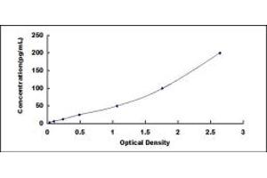 Typical standard curve (IL-5 ELISA Kit)