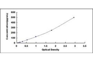 Typical standard curve (Interferon Tau ELISA Kit)