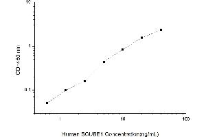 Typical standard curve (SCUBE1 ELISA Kit)