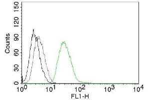 Flow Cytometry of human ODC1 on PC3 cells. (ODC1 antibody  (CF®488A))