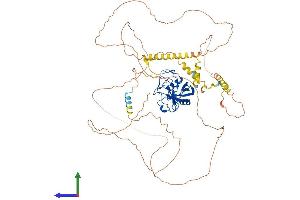 AlphaFold protein structure predicition of Mouse Recombinant Ppig Protein, UniprotID A2AR02