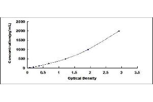 Typical standard curve (RBP4 ELISA Kit)