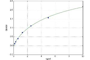 A typical standard curve