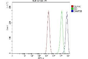 Flow Cytometry analysis of Caco-2 cells using anti-DNMT3B antibody (ABIN7600274).