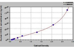 ELISA image for Prostaglandin-Endoperoxide Synthase 2 (Prostaglandin G/H Synthase and Cyclooxygenase) (PTGS2) ELISA Kit (ABIN6974226)