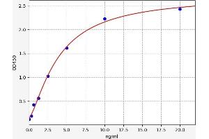 Typical standard curve (NLRP3 ELISA Kit)