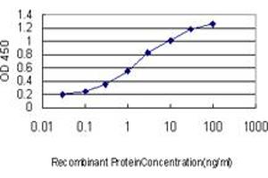 Detection limit for recombinant GST tagged TPR is approximately 0. (TPR antibody  (AA 1-98))