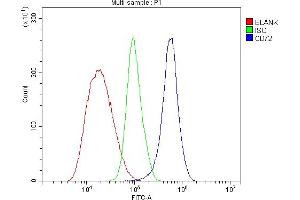 Flow Cytometry analysis of ANA-1 cells using anti-CD72 antibody (ABIN7602483). (CD72 antibody  (AA 8-346))