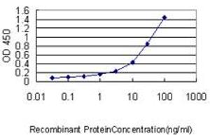 Detection limit for recombinant GST tagged CA3 is approximately 1ng/ml as a capture antibody. (CA3 antibody  (AA 1-260))