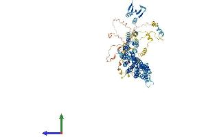 AlphaFold protein structure predicition of Human Recombinant TFIP11 Protein, UniprotID Q9UBB9