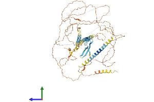 AlphaFold protein structure predicition of Human Recombinant NRG3 Protein, UniprotID P56975 (Neuregulin 3 Protein (NRG3) (AA 1-720) (His tag))