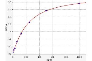 Typical standard curve (IL23 ELISA Kit)