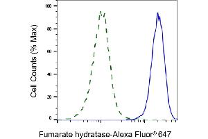 Validation of Fumarate hydratase knockdown using flow cytometry. (FH antibody)