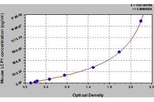 Typical Standard Curve (LCP1 ELISA Kit)