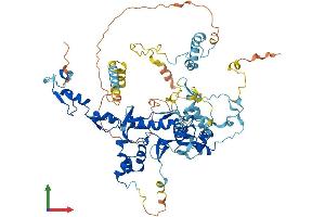 AlphaFold protein structure predicition of Human Recombinant FBXO40 Protein, UniprotID Q9UH90 (FBXO40 Protein (AA 1-709) (His tag))