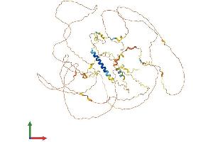 AlphaFold protein structure predicition of Mouse Recombinant Gprin3 Protein, UniprotID Q8BWS5 (GPRIN3 Protein (AA 1-763) (His tag))