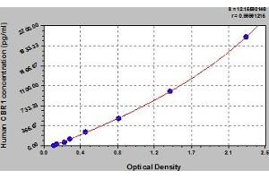 Typical Standard Curve (CBR1 ELISA Kit)