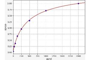 Typical standard curve (VSNL1 ELISA Kit)