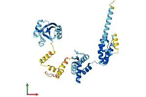 AlphaFold protein structure predicition of Human Recombinant PNMA1 Protein, UniprotID Q8ND90 (PNMA1 Protein (AA 1-353) (His tag))