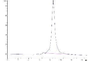 The purity of Mouse DLL3 is greater than 95 % as determined by SEC-HPLC.